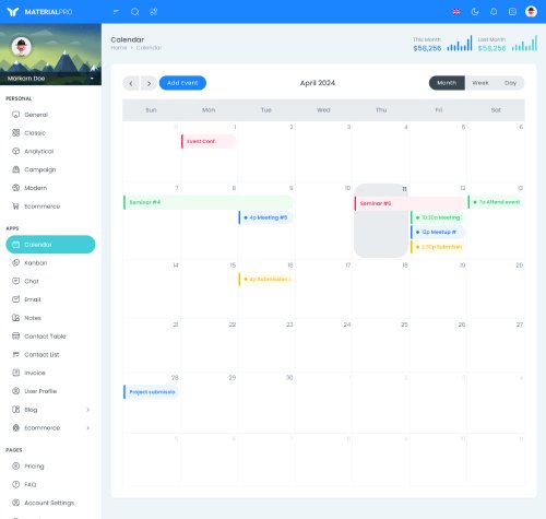 bootstrap admin template for crm