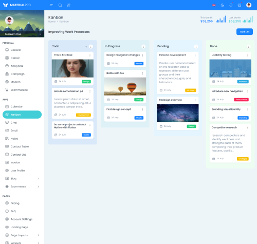 bootstrap admin template for crm