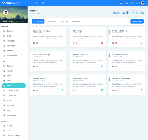 bootstrap admin template for crm