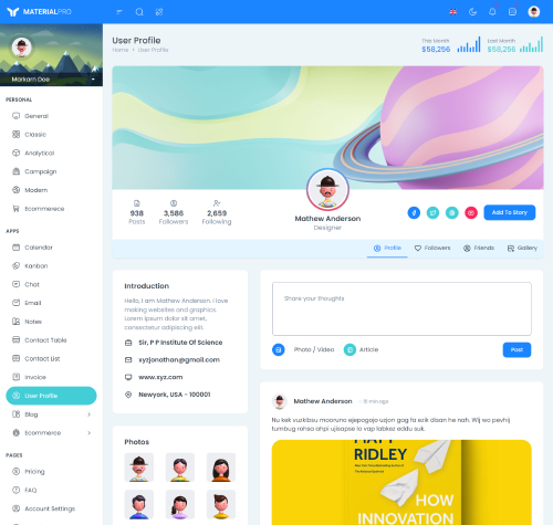 bootstrap admin template for crm