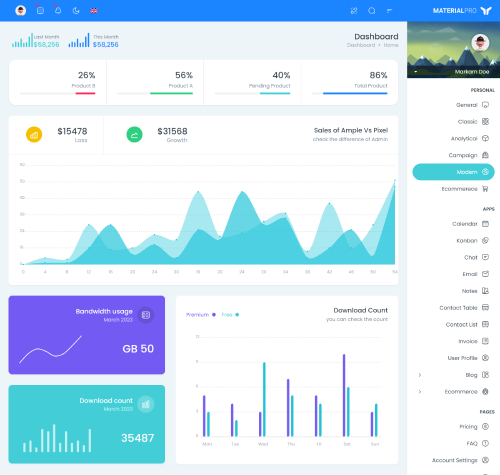 bootstrap admin template for crm